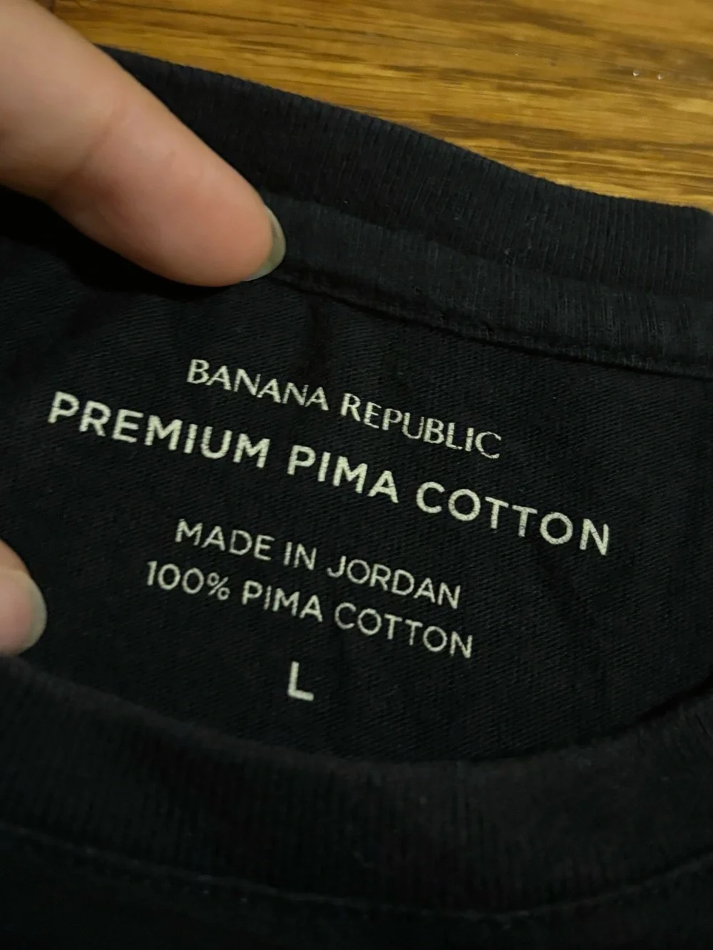 Banana Republic Men's Black Short Sleeve Crew Tee